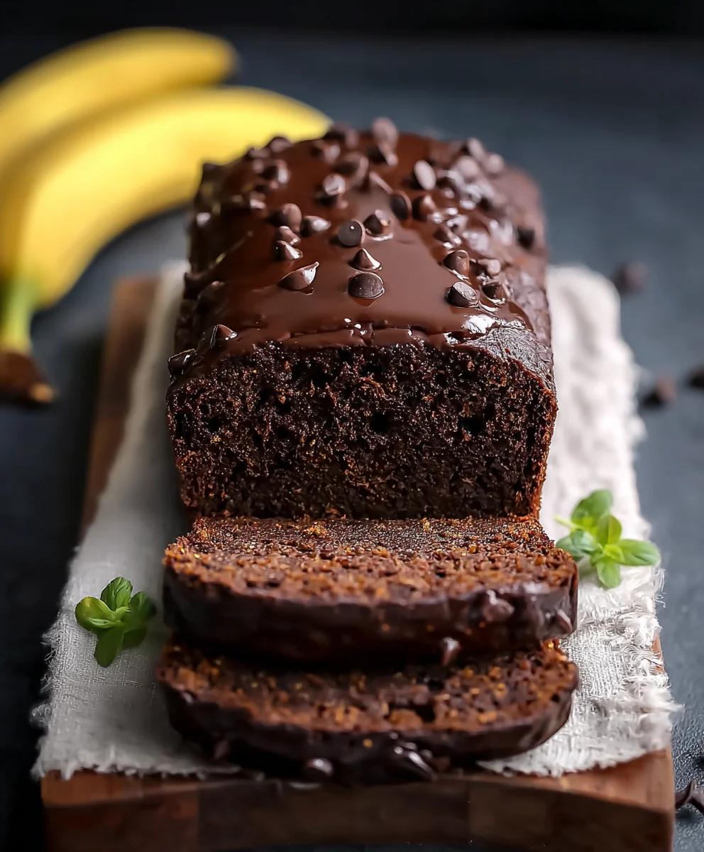 Healthy Chocolate Banana Bread-Easy & Delicious Recipe