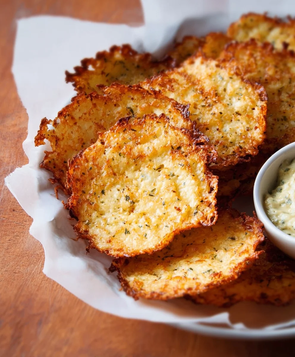 Crispy Cottage Cheese Chips- Easy Healthy Snack
