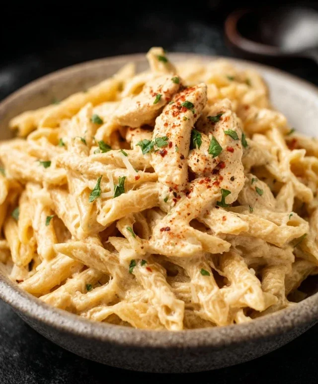 Crock Pot Creamy Cajun Chicken Pasta