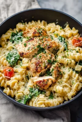 Healthy Garlic Parmesan Chicken Pasta