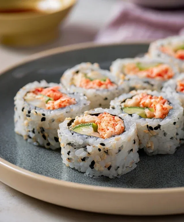 Kani Sushi (Spicy Crab Roll)
