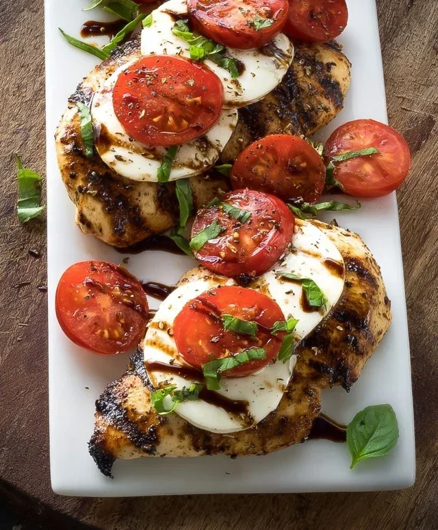 Grilled Chicken Caprese