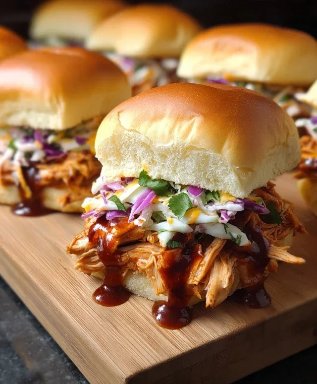 BBQ Chicken Sliders