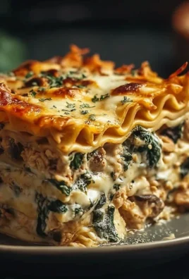 Mushroom And Spinach Lasagna Recipe