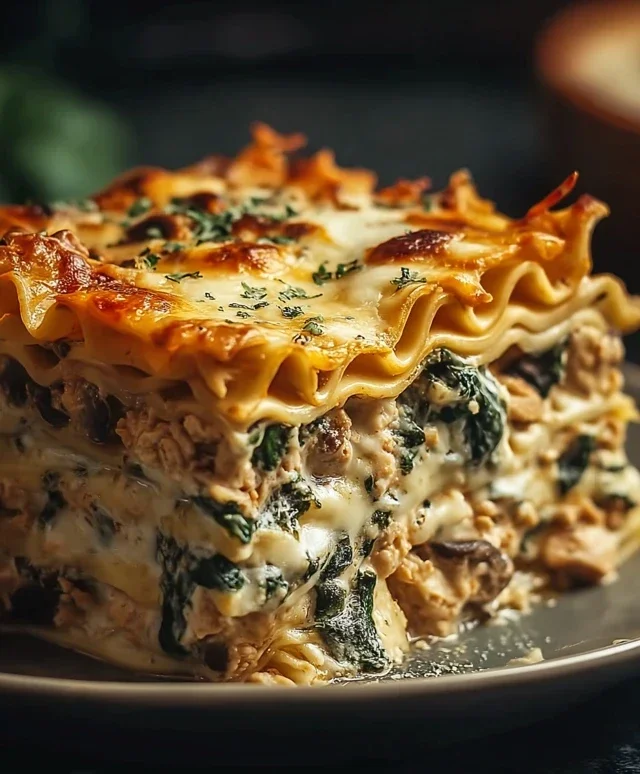 Mushroom And Spinach Lasagna Recipe