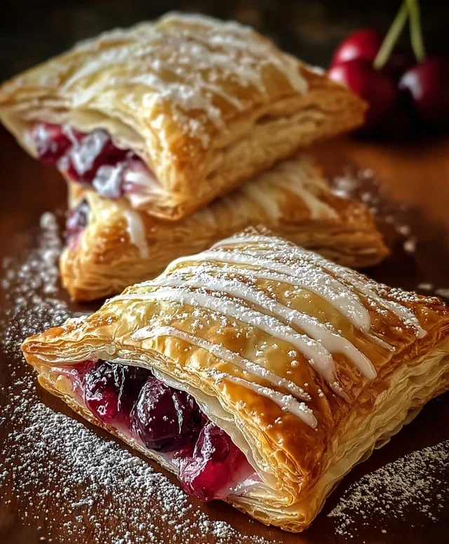 Easy Cherry Turnovers
