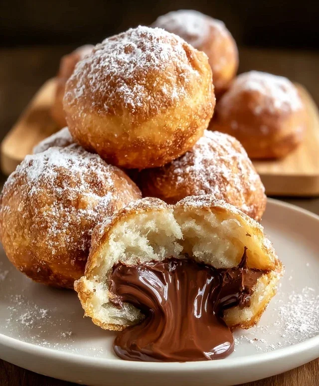 Air Fryer Nutella Bombs