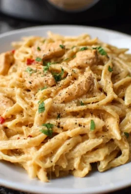 Crock Pot Creamy Cajun Chicken Pasta