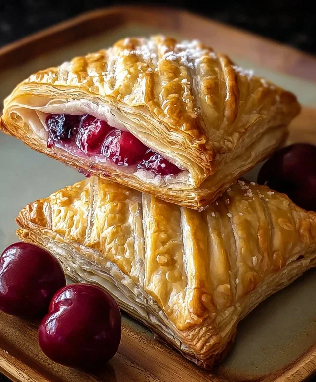 Easy Cherry Turnovers