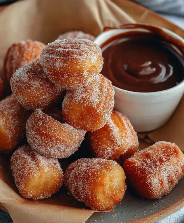 Sweet Air Fryer Churro Bites Recipe