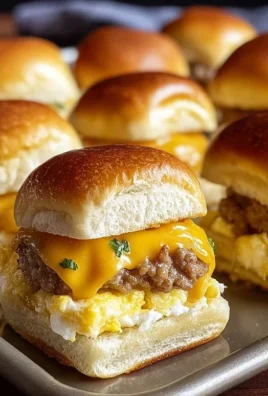 Sausage Egg and Cheese Breakfast Sliders