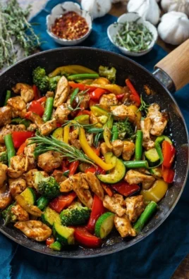 Healthy Chicken and Vegetables Skillet