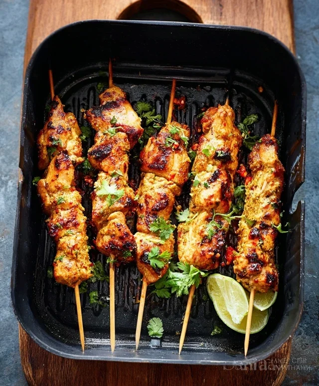 Bang Bang Chicken Skewers
