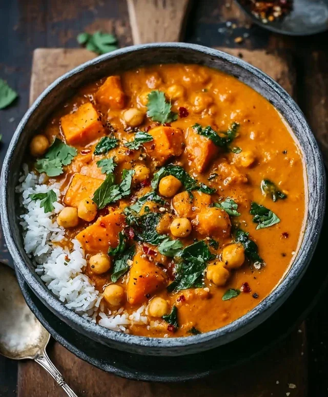 Sweet Potato and Chickpea Curry