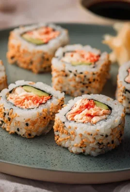 Kani Sushi (Spicy Crab Roll)