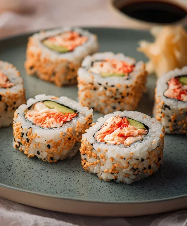 Kani Sushi (Spicy Crab Roll)