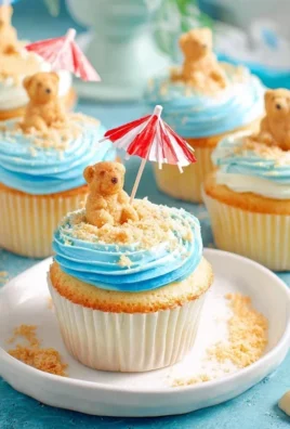 Beach Party Cupcakes