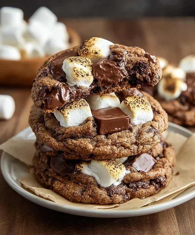 Hershey's Chocolate S'mores Cookies