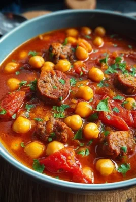 Beef Beef Chorizo Chickpea Stew