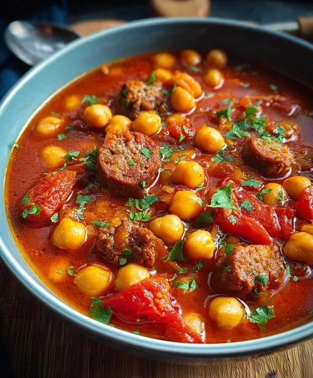 Beef Beef Chorizo Chickpea Stew