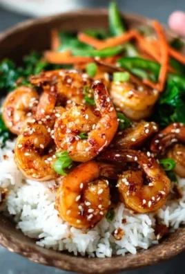 Honey Garlic Shrimp Bowls