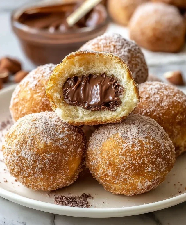 Air Fryer Nutella Bombs