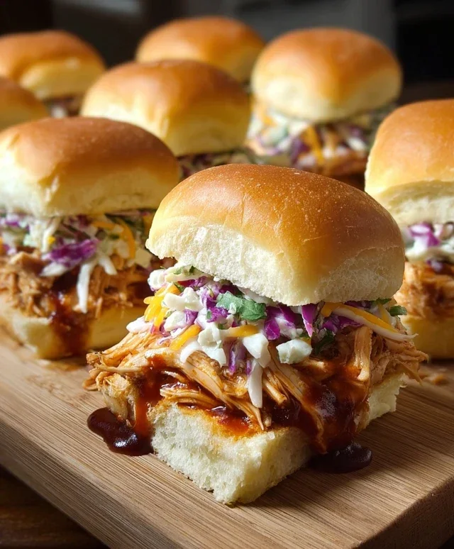 BBQ Chicken Sliders