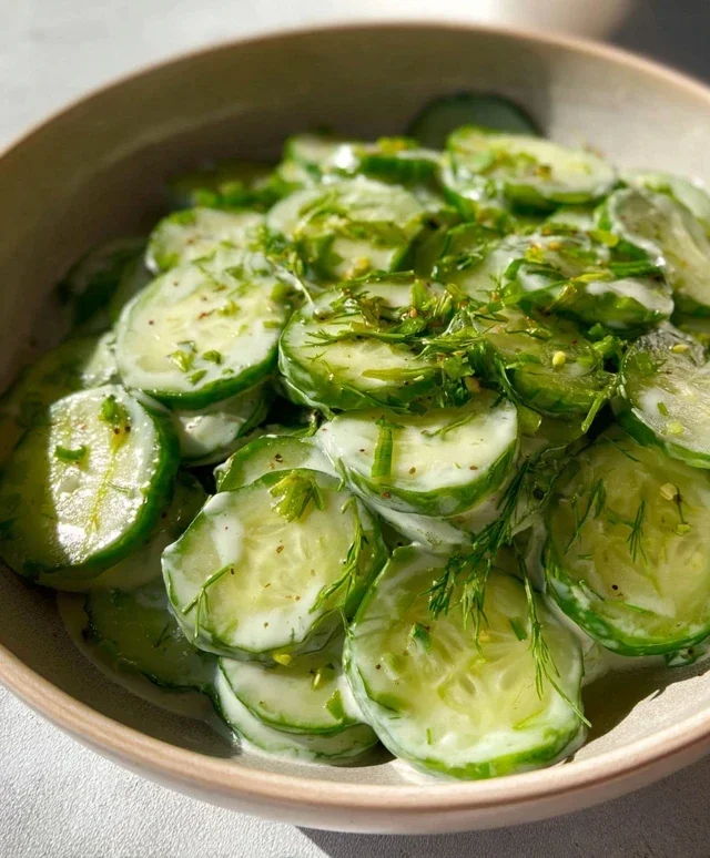 Polish Cucumber Salad