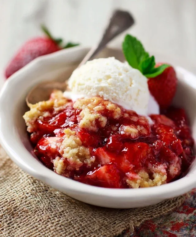 Strawberry Cobbler