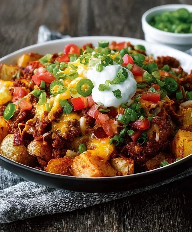 Loaded Potato Taco Bowl