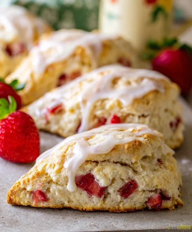 Strawberry Scones