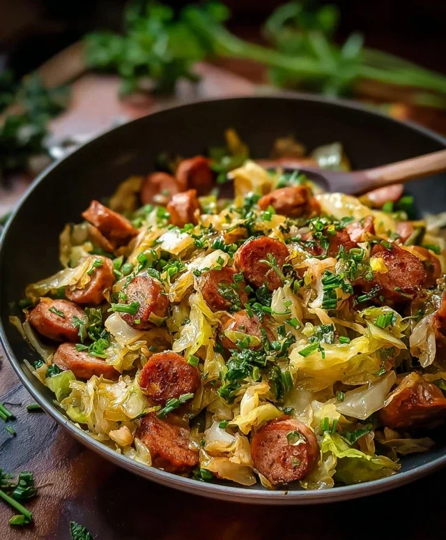 Easy Sausage and Cabbage Stir Fry