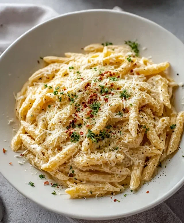 One Pot Creamy Garlic Pasta (Just 20 Minutes!)