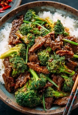 Chinese Beef and Broccoli (牛肉炒西兰花)