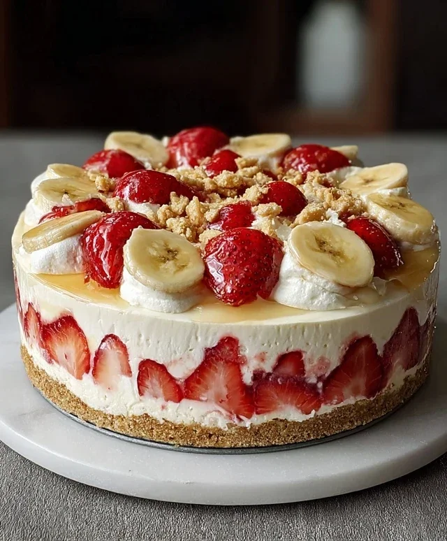 Strawberry Cheesecake Dump Cake