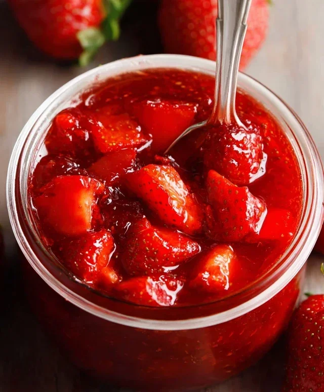 Fresh Strawberry Sauce (Strawberry Topping)