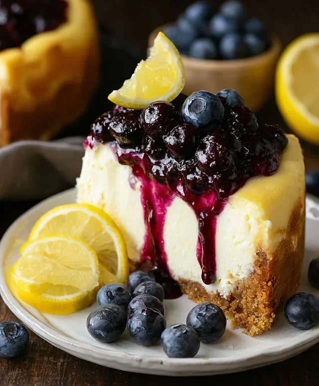 Lemon Blueberry Cheesecake