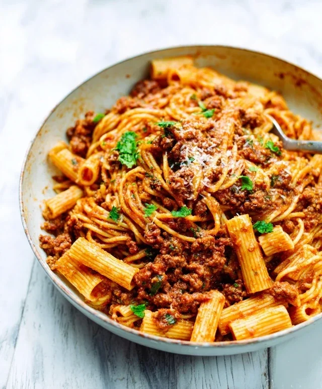 Beef Pasta in Tomato Sauce (Beef Ragu Pasta)
