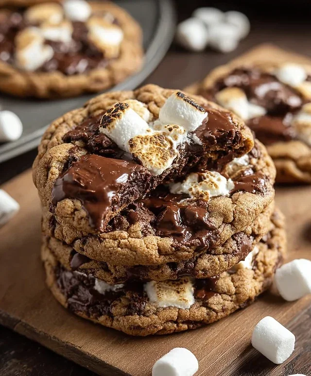 Hershey's Chocolate S'mores Cookies