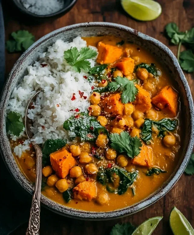 Sweet Potato and Chickpea Curry