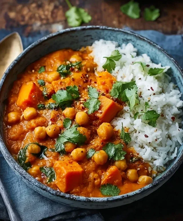 Sweet Potato and Chickpea Curry