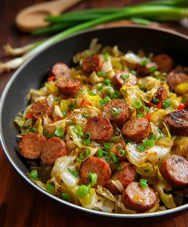 Easy Sausage and Cabbage Stir Fry