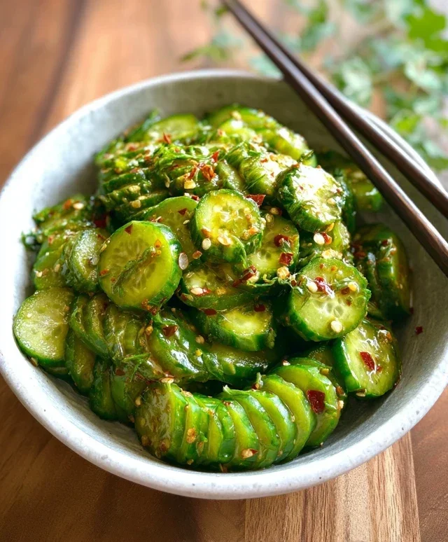 Spicy Asian Cucumber Salad