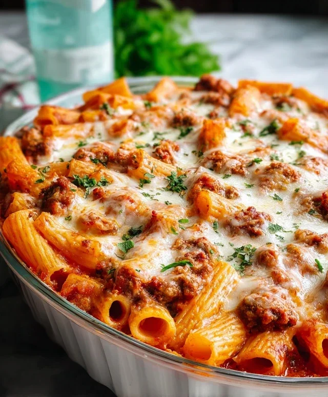 Baked Rigatoni with Sausage