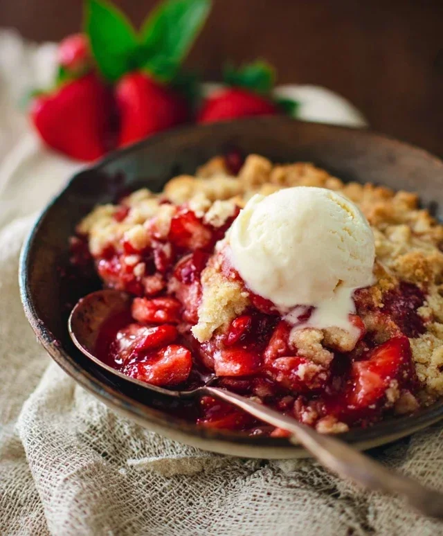 Strawberry Cobbler