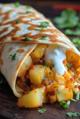 Cheesy Potato Burritos