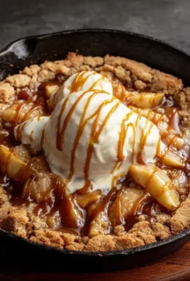 Caramel Apple Cookie Skillet