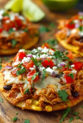 Mexican Rotisserie Chicken Tostadas