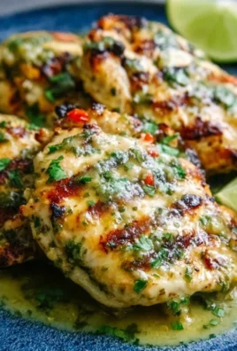 Grilled Salsa Verde Pepper Jack Chicken