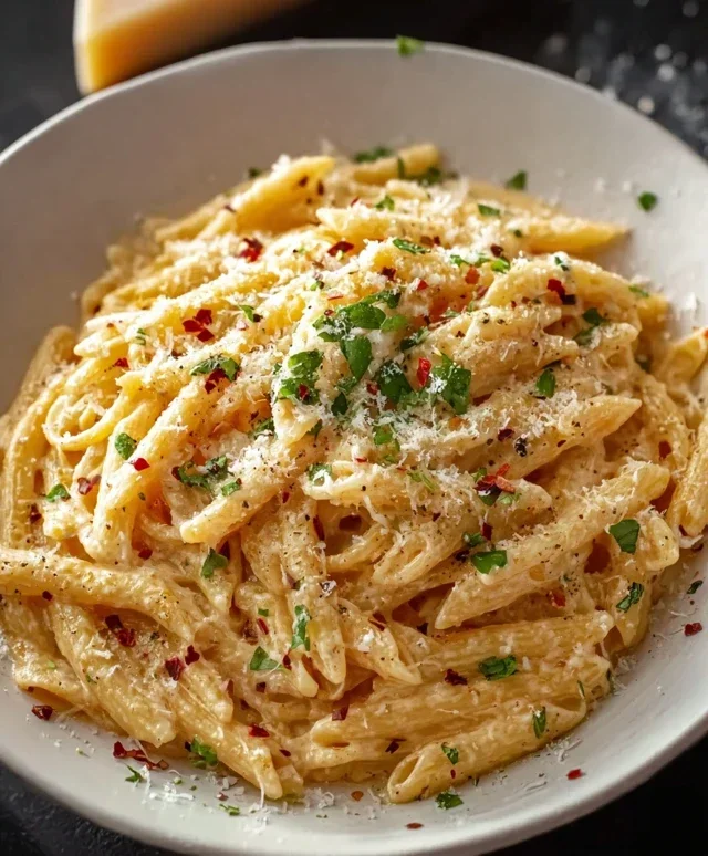 One Pot Creamy Garlic Pasta (Just 20 Minutes!)